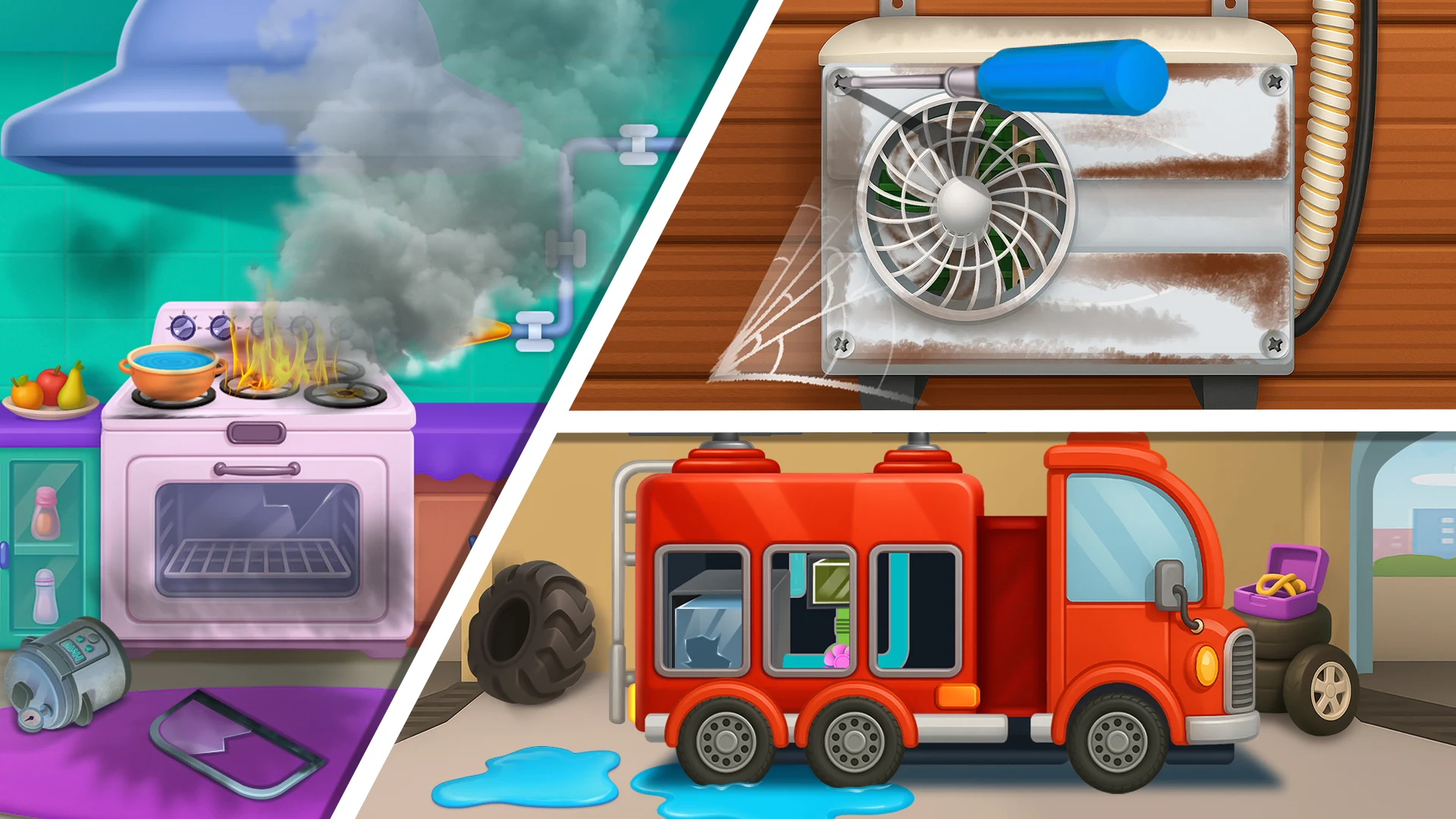 House Clean, Fix & Repair Game screenshot