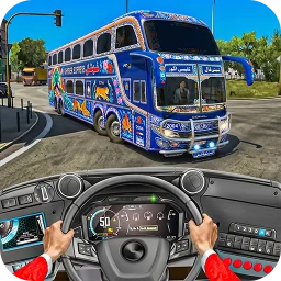 Bus Simulator game Euro Coach 아이콘