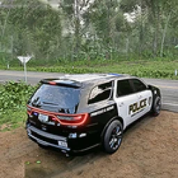 US Police Prado Parking 3D 아이콘